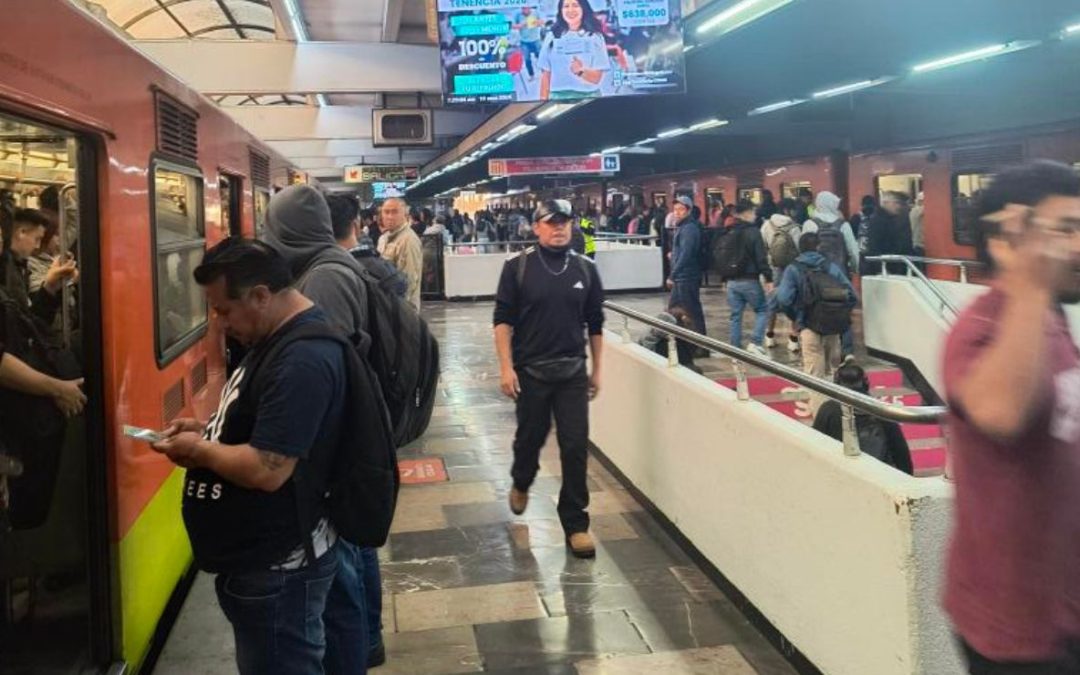 Ocho líneas del Metro CDMX registran “afluencia alta”