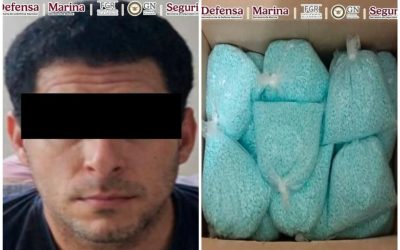 Aseguran 270 kilos de fentanilo y detienen a líder criminal en Colima