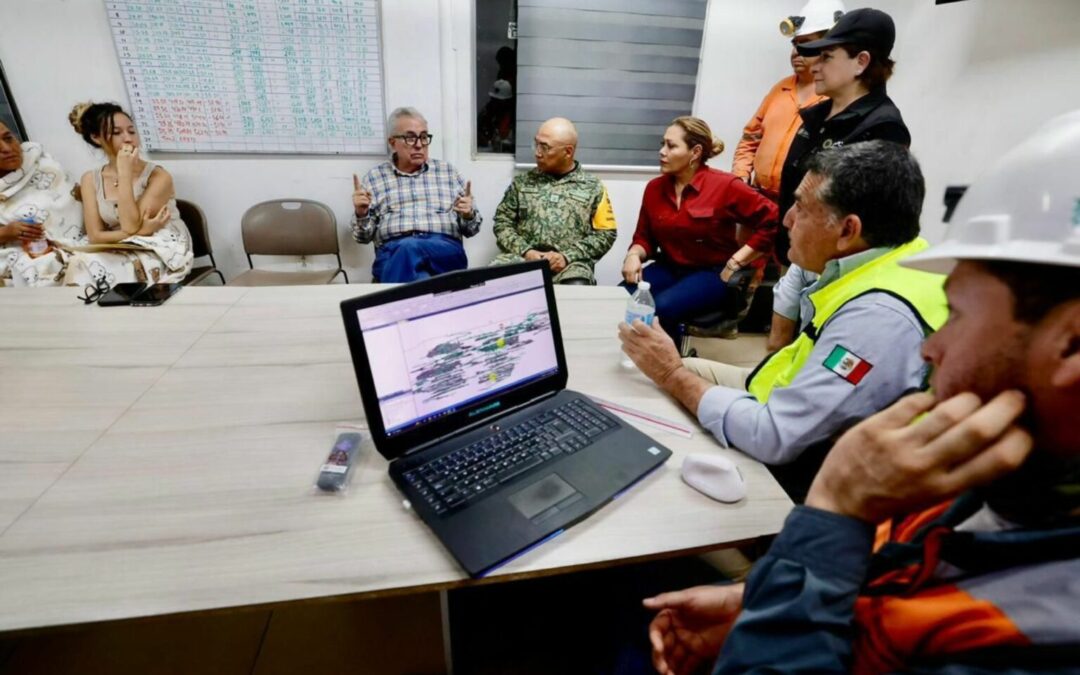 Gobernador Rocha destaca apoyo de la presidenta Sheinbaum para rescatar a mineros en Rosario