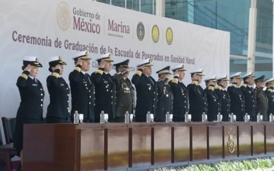 Se gradúan 58 especialistas en Sanidad Naval de la Armada de México