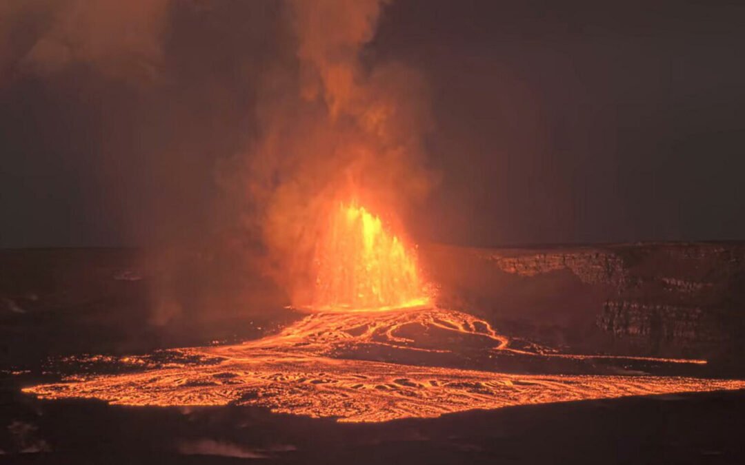 El volcán Kilauea entra en erupción nuevamente con fuentes de lava de 300 metros de altura