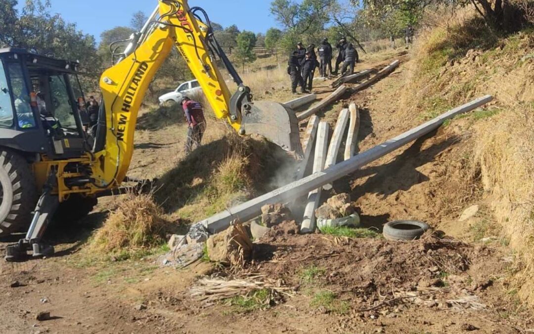 Autoridades recuperan 2 hectáreas de suelo de conservación en Tlalpan y Milpa Alta