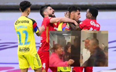 Hijo del Turco Mohamed y Henry Martín protagonizan pelea en los vestidores durante el América vs Toluca