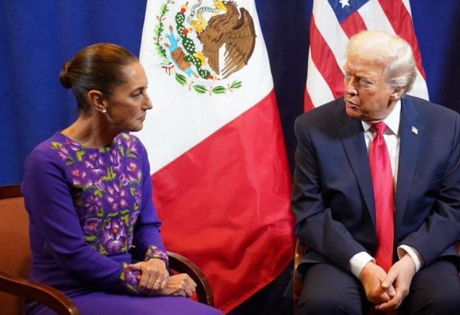 Condena la Presidenta el nuevo incidente violento en evento de Trump, y reitera su rechazo a la violencia.