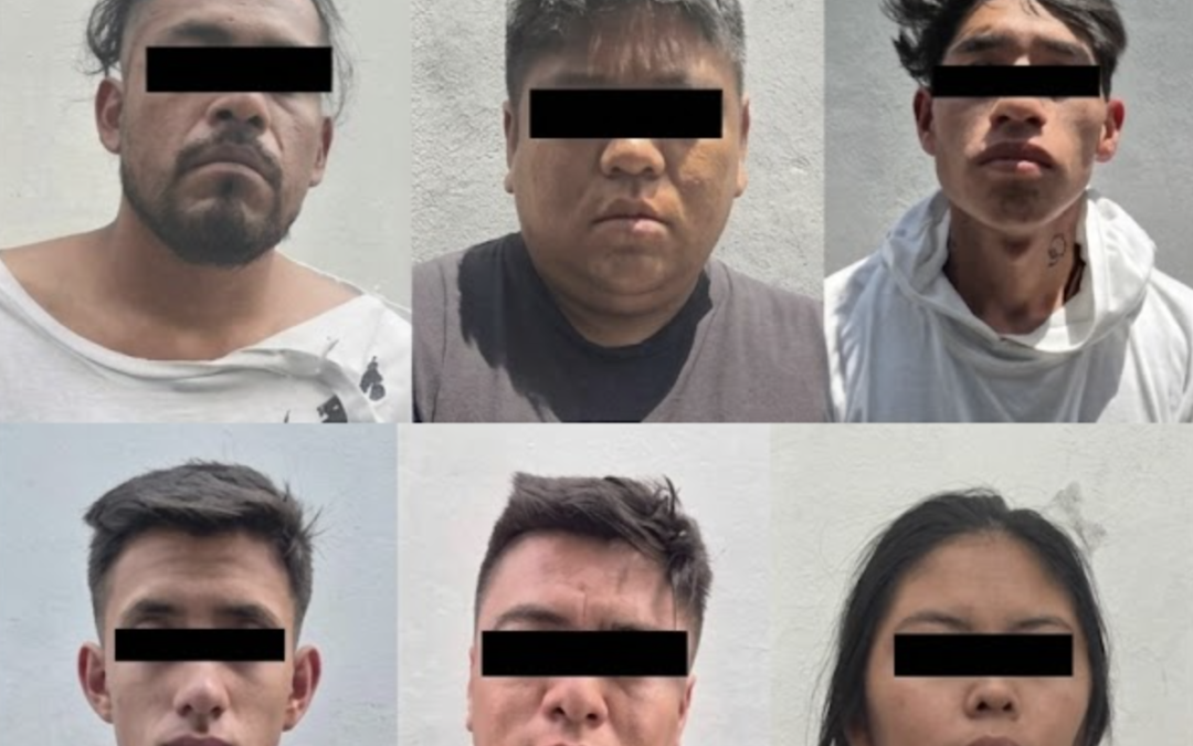 Fiscalía detiene a seis miembros de “Los Ingobernables” en Puebla