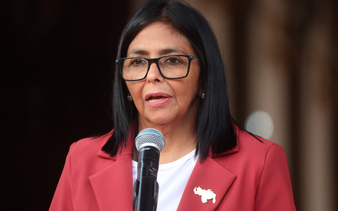 Dice Delcy Rodríguez que quiere unir a todos los venezolanos contra las sanciones