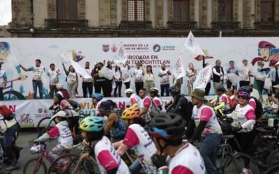 Inaugura Clara Brugada la ciclovía ‘Gran Tenochtitlán’ en Calzada de Tlalpan
