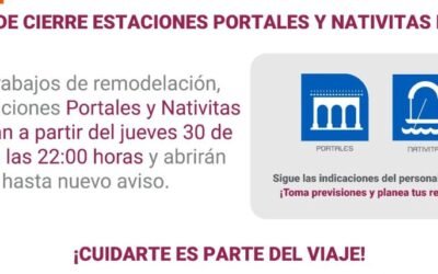Anuncian cierres de estaciones y circuitos temporales en Línea 2 del Metro