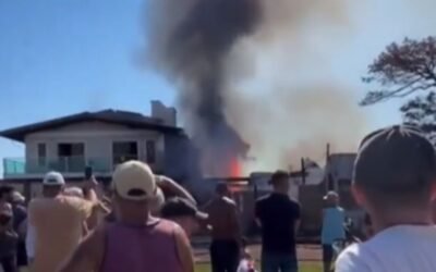 Un avión se estrella contra un restaurante en Brasil; hay 4 muertos