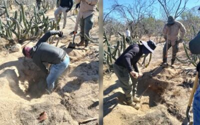 Colectivos de búsqueda hallan cinco fosas clandestinas en un predio en La Paz