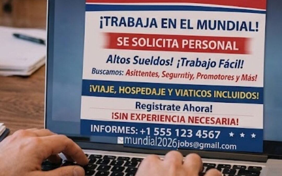 SSPC emite recomendaciones para evitar caer en falsas ofertas de trabajo ligadas al Mundial