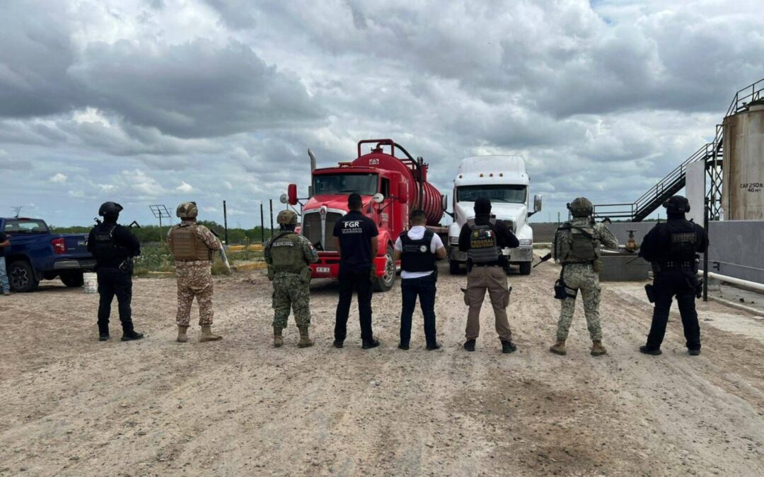 Localizan pipa con reporte de robo dentro de subestación de Pemex en Reynosa, Tamaulipas