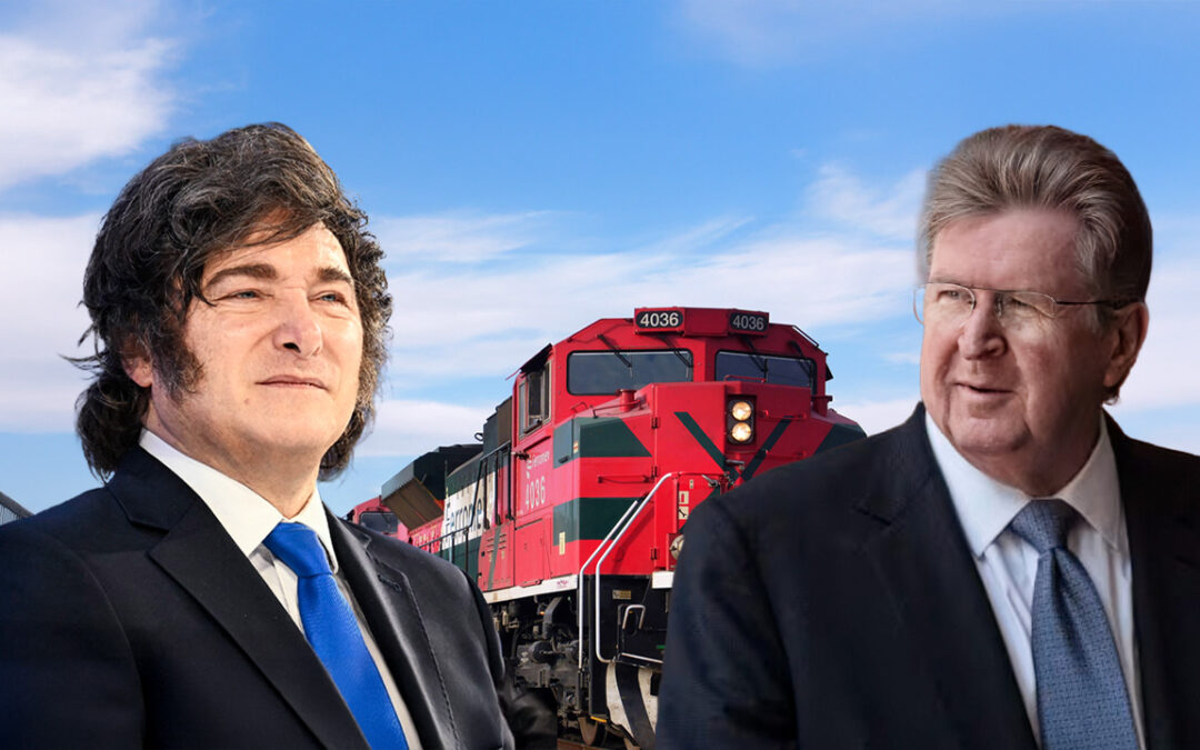 Germán Larrea podría retirarse de proyecto ferroviario de Javier Milei