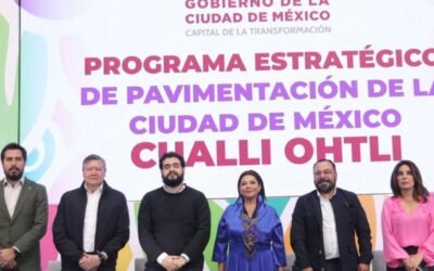 Reporta Clara Brugada avance de 80% en repavimentación de vialidades primarias