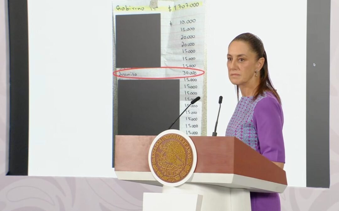 “Es una hoja de papel”: Sheinbaum cuestiona prueba que envió EE.UU. contra Rocha Moya y otros 9 funcionarios