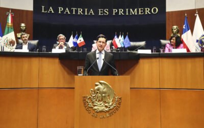México es un gran puente entre América Latina y Europa, afirma Roberto Velasco en el Senado de la República