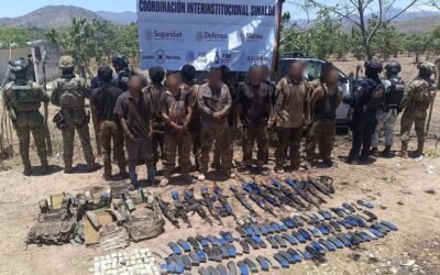 La Marina detiene a 13 presuntos integrantes de “Los Chapitos” tras agresión en Sinaloa