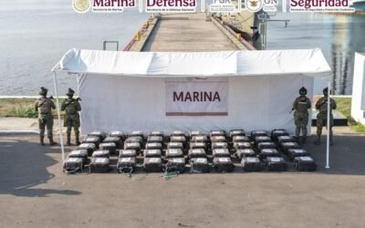 Detienen a 5 personas con más de una tonelada de cocaína en Chiapas