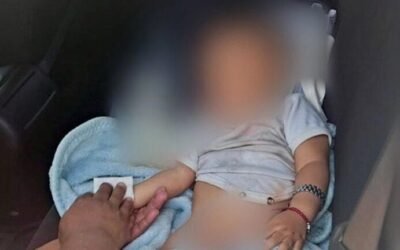 Bebé es abandonado en taxi de aplicación en Ecatepec