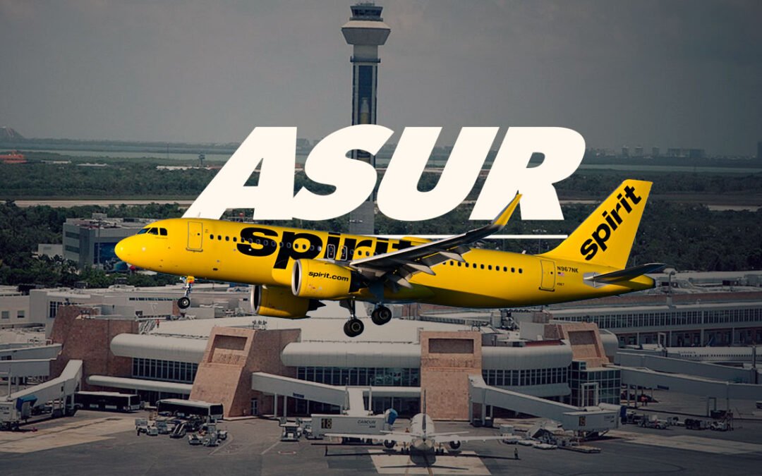 Spirit abandona Cancún y golpea al principal aeropuerto de Asur