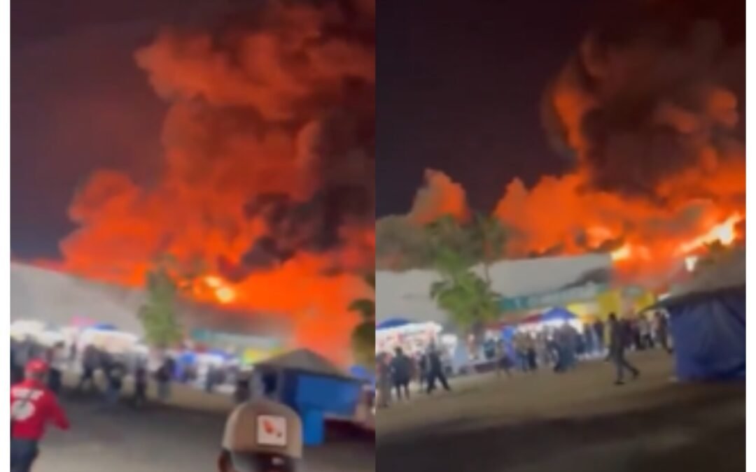 Incendio en la Feria de Tabasco deja al menos cinco muertos y más de 200 locales afectados