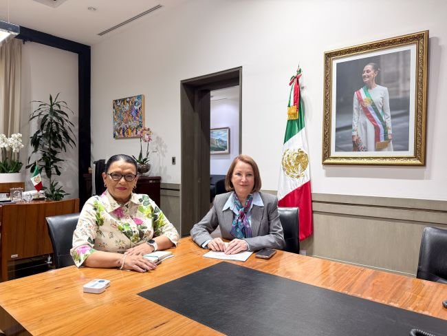 Se reúne Laura Itzel Castillo, con la Secretaría de Gobernación, Rosa Icela Rodríguez