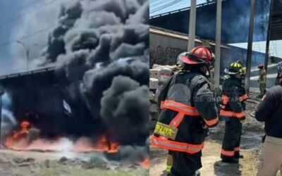 Suman dos muertos y cuatro lesionados tras choque entre tren y pipa en Querétaro