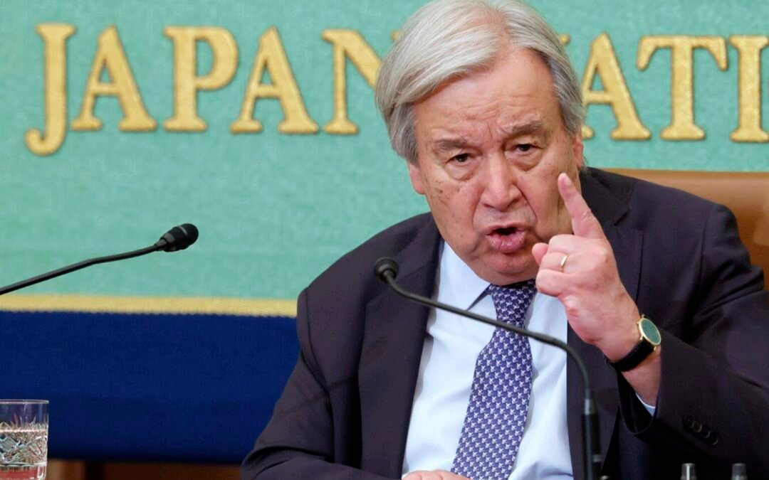 ONU afirma que el mundo enfrenta el “mayor número de conflictos” desde 1945