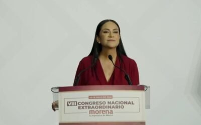 «Jamás nos van a dividir»: Ariadna Montiel,  nueva líder de Morena.