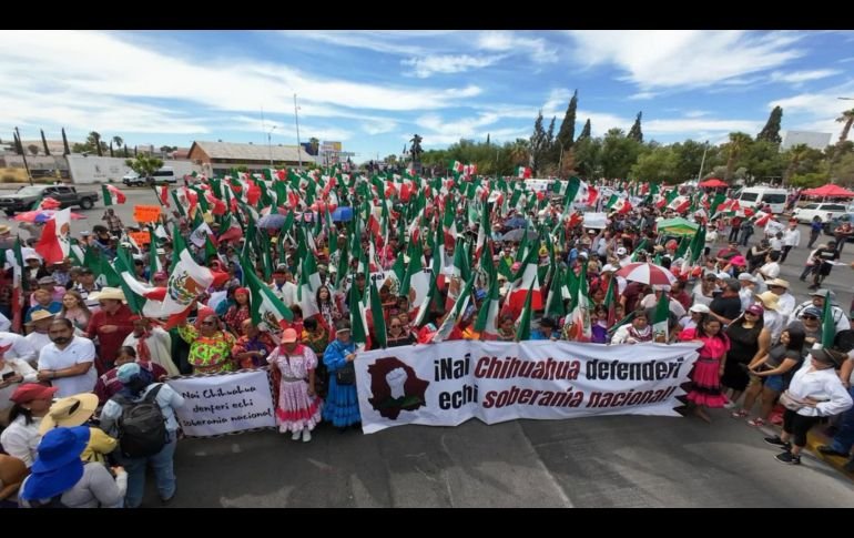 Ariadna Montiel pide firmas contra Maru Campos; dice que marcha en Chihuahua reunió a 20 mil personas