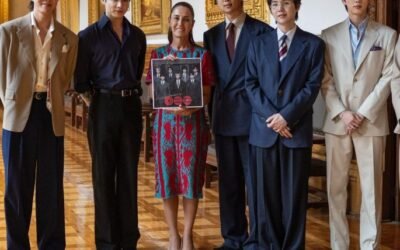 BTS estrenará el detrás de cámaras de su reunión con Sheinbaum en Palacio Nacional