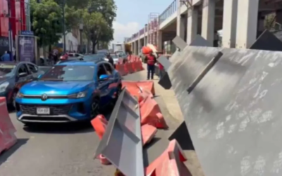 ‘Desliza’ estructura en Calzada Elevada de Tlalpan