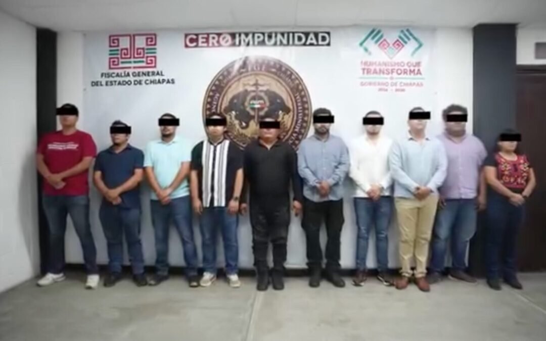 Chiapas: Detienen a 10 servidores públicos por tortura difundida en un video