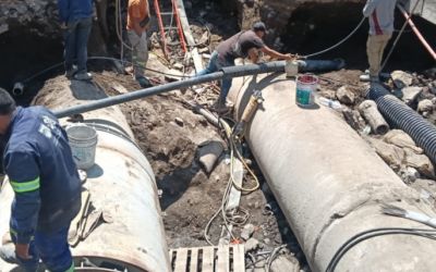 Concluyen reparación de mega fuga en Los Reyes Culhuacán