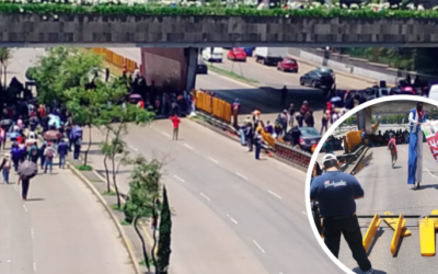 Bloqueo hoy jueves 28 en Circuito Interior: CNTE cierra tras violencia registrada en Oaxaca