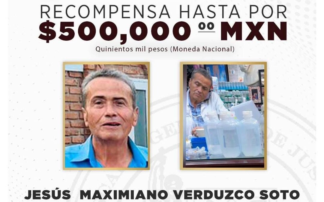 Ofrecen 500 mil pesos de recompensa por doctor ligado a muertes por “sueros vitaminados” en Sonora