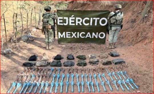 Aseguran explosivos y semillas de droga en Badiraguato