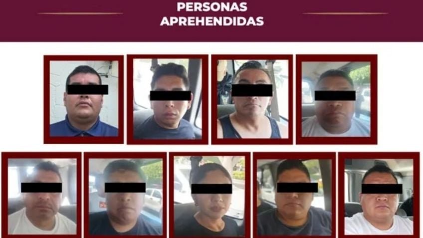 Detienen a 9 policías municipales en Hidalgo por homicidio y lesiones
