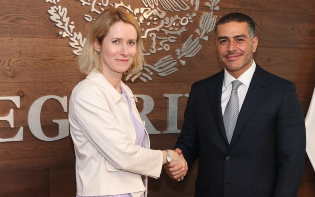 Fortalece García Harfuch la cooperación en seguridad al reunirse con la Vicepresidenta de la Unión Europea.