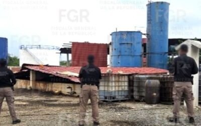 Capturan a 12 sujetos y decomisan 256 mil litros de combustible robado a Pemex en Tihuatlán, Ver.