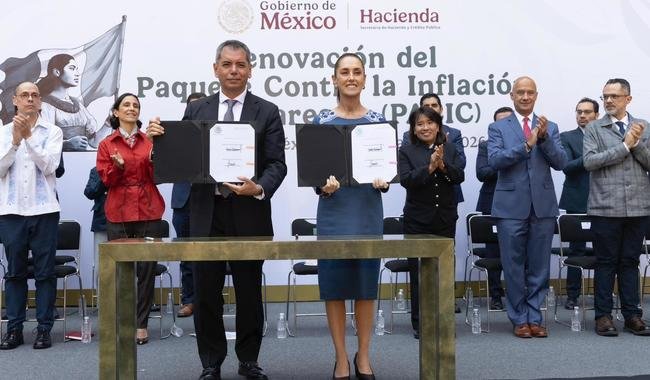 Renuevan PACIC para mantener canasta básica en 910 pesos