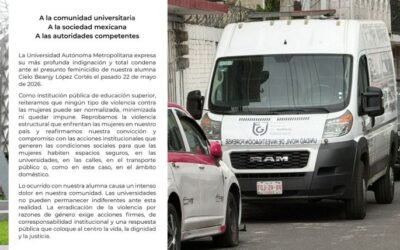 UAM condena feminicidio de alumna Cielo Beanjy, pide investigación con perspectiva de género