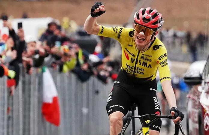 Vingegaard se lleva la 7ma. etapa del Giro