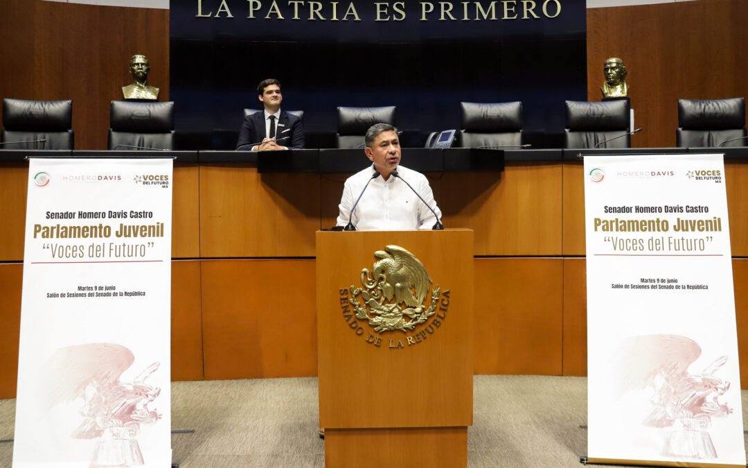 Inauguran en el Senado Parlamento Juvenil con la participación de 135 estudiantes de las 32 entidades federativas