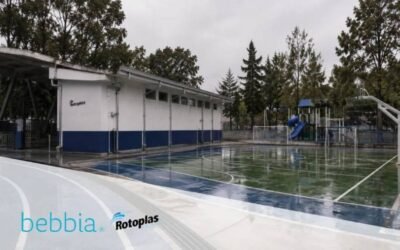 Rotoplas y bebbia lanzan campaña para captar agua de lluvia en deportivos públicos de CDMX