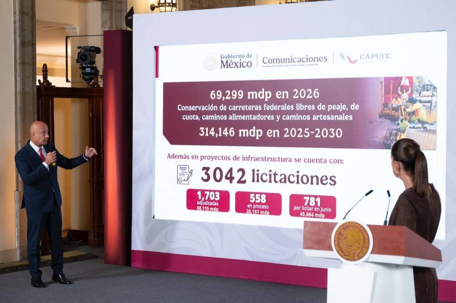 Caminos artesanales y conservación carretera beneficiarán a 327 mil personas: Sheinbaum