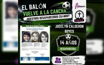«El balón vuelve a la cancha, ¿nuestros desaparecidos cuándo?»; colectivo de Ciudad Juárez se suma a acciones a nivel nacional