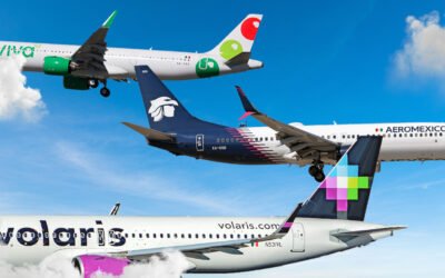 Volaris y Aeroméxico levantan vuelo en mayo; Viva reduce su caída