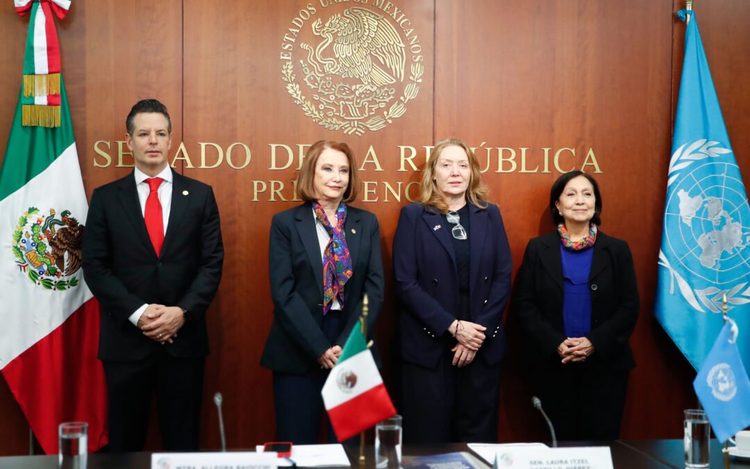 Refrenda Presidenta del Senado compromiso de México con el multilateralismo y la autodeterminación de los pueblos
