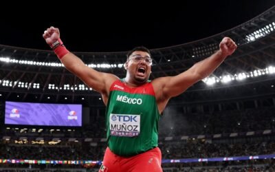 Uziel Muñoz supera por primera vez la barrera de los 21 metros